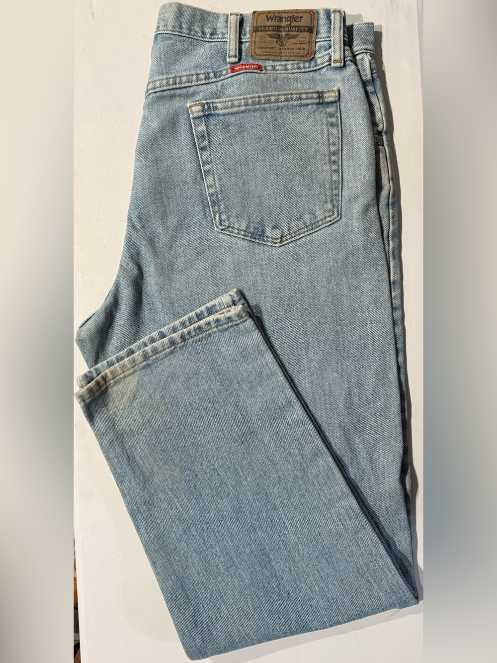 Wrangler Light Blue Straight-Leg Jeans